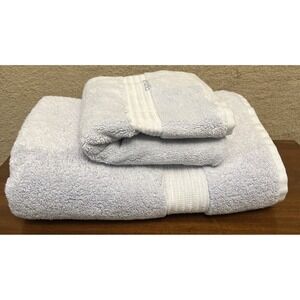 Calvin Klein Light Purple 100% Cotton 2-piece Towel Set Bath & Hand Towel